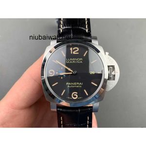 Heren voor luxe horloges Mechanisch horloge Automatische saffierspiegel 47 mmm mmm 13 mm geïmporteerd koehide horlogebandmerk Italië Sport T76A