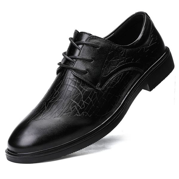 Zapatos formales para hombre, zapatos de negocios elegantes y cómodos con cordones, zapatos formales para caballero, zapatos formales de boda para hombre o4