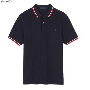 Polo Fred básico para hombre, camiseta de diseñador para mujer, camisetas bordadas de lujo de negocios, camiseta de manga corta, talla S/m/l/xl/xxl