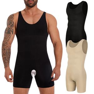 Mentes Corps Full Shaper Smooting Compression BodySuit Traineur Ampliceur de la taille Hippeur Contrôle des sous-vêtements Fajas para Hombres 240508