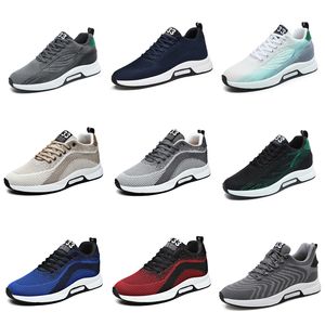 Hommes GAI chaussures de course respirant noir Beige rouge plate-forme chaussures respirant léger marche baskets formateurs cinq