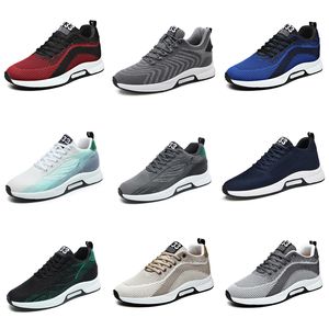 Zapatillas para correr GAI para hombre, zapatos transpirables con plataforma en negro, Beige y rojo, zapatillas ligeras y transpirables para caminar, zapatillas deportivas One