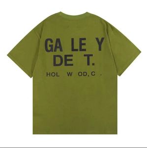 Mens Galleryes Depts Designer T-shirts Summer Gallary Shirt Alphabet Imprimé Étoile Même Col Rond T-shirt À Manches Courtes pour Hommes et Femmes d5