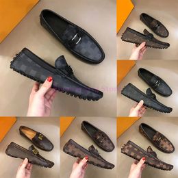 Heren lederen kledingschoenen ontwerper heren luxe merk officiële flats zwart casual comfort adem loafers hoge kwaliteit slip-on schoen bruiloft