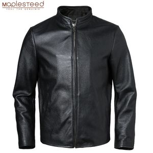 Heren Echt Leren Jas 100% Natuurlijke Koeienhuid Leren Jas Mannen Huid Kleding Herfst Lente Aziatische Maat S-6XL M593240304