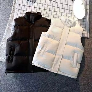 Chaleco para hombre más cálido chaleco hinchado chaquetas diseñador otoño invierno lujo etiqueta blanca abajo mujer chaleco material abrigo grafito gris blanco y negro azul pop pareja abrigo