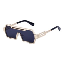 heren glazen ontwerper retro steampunk zonnebril mannelijk getij een onregelmatige zonnebrillen vrouwelijke grensoverschrijdende glazen groothandel 2024 nieuwe oogglazen mode zonnebril