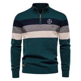 Vestes de Golf en tricot pour hommes, pull à manches longues et col rond, chaud et confortable, pull de sport de GOLF, mode automne-hiver, 240116