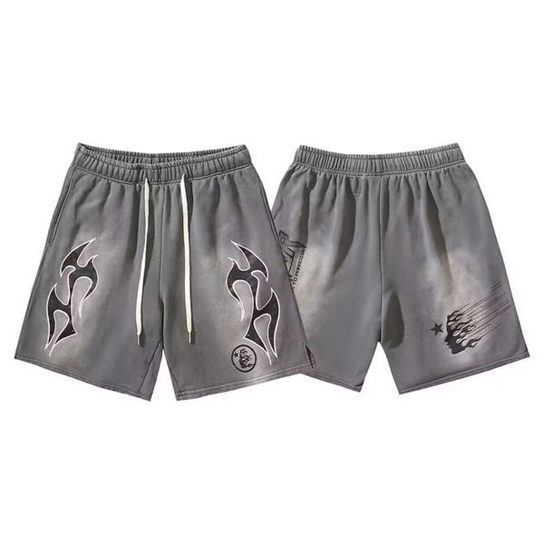 Pantalones cortos grises de pantalones cortos de diseño de verano impreso 2024 nuevos pantalones de ropa para hombres de múltiples colores traje y2k FZ2404173