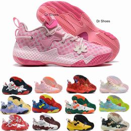 Mens Hardens Vol. 6 VI Basketball Chaussures Vol.6 Fluorescent Rose Noir CNY Flamme Rouge Tissage Baskets Hommes 6s Baskets Sport