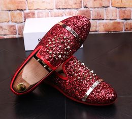 HEAL HEAD GOLD Nail Round Black Red Red Oxford Chaussures, cuir Business Marid Robe Chaussures Fashion's Men's Casual Chores.38-43 X16 968 .38-43 298