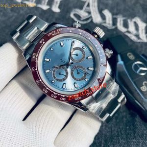 Mouvement haut de gamme pour hommes Sapphire Verre Sapphire Concepteur en acier inoxydable Box de montre de haute qualité imperméable