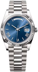 Heren Hoge Kwaliteit 41 MM Automatische Mechanische Horloge Datejust Kalender Horloges Mannen met Doos en Saffierglas Vrouwen Horloge D