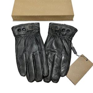 Heren hoge kwaliteit handschoenen effen kleur luxe handschoen herfst winter mode accessoires mannen klassieke verjaardagscadeau