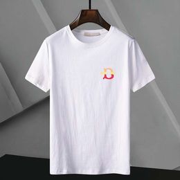 Hommes de haute qualité t-shirts designer t-shirt coton col rond impression séchage rapide anti-rides hommes printemps été haute tendance lâche manches courtes mâle tee top t-shirt