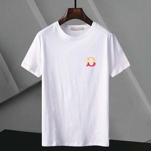 Camisetas de alta calidad para hombre Camiseta de diseñador Algodón Cuello redondo Impresión Secado rápido Antiarrugas Hombres Primavera Verano Alta tendencia suelta Manga corta Camiseta masculina Camiseta superior