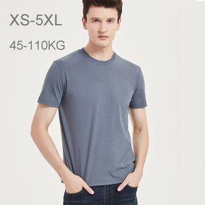 Tshirt mince moulé à la haute qualité xs5xl grand t-shirt stérile de base solide à manches courtes à manches courtes courts 240422