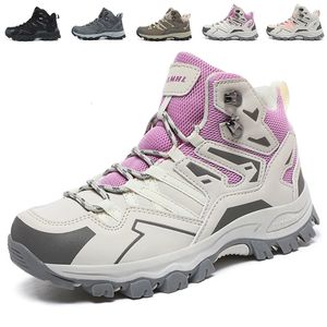 Hommes chaussures de randonnée unisexe bottes de randonnée imperméable femmes respirant chaussures d'escalade bottes de plein air femme arrivée 240227