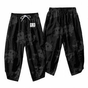 Hommes Hip Hop Casual Harem Pantalons Streetwear Pantalons Hommes Casual Nouveau Pantalon de survêtement imprimé noir Plus Taille S-6XL M4UQ #