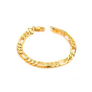 Bracelets de chaîne Hop Hop 8mm * 22cm NK Bracelet Punk Gold Couleur Liaison Bracelet Pour Femmes Hommes Vintage Bijoux Accessoires