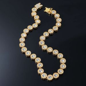 Design hip-hop pour hommes avec collier de diamant de sucre rocheux