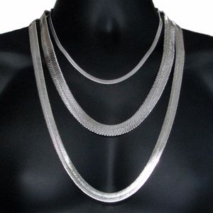 Chaîne en or à chevrons pour hommes Hip Hop 75 1 1 0 2 cm couleur or argent chaîne à chevrons collier de déclaration de haute qualité bijoux237z