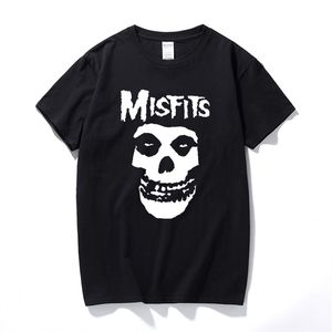 Heren Hiphop Punk Skull Misfits katoenen shortsleeve T -shirt Marve 220618