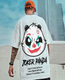 Mens Hiphop T-shirt avec Panda Pattern Boys 2021 Summer Streetwear Clothes 7 Styles for Whole Asian Size6183405