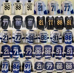 Herenhockey 91 Steven Stamkos Jersey Reverse Retro 21 Brayden Point 77 Victor Hedman 86 Nikita Kucherov 88 Andrei Vasilevskiy Stadium Series Heritage Classic