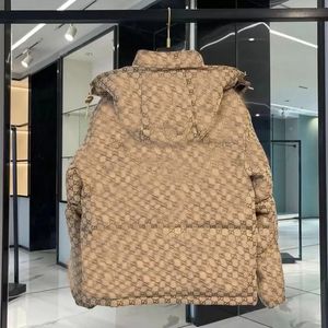 Chaqueta acolchada con capucha para hombre Diseñador Parkas de invierno Prendas de abrigo para mujer Abrigos con bordado de letras Parejas Ropa Cremalleras Letras Chaquetas de pato Ropa 5XL