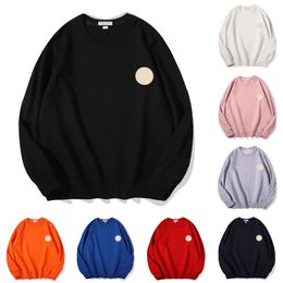 Sweats à capuche pour hommes 12 couleurs Sweatshirts Badge Badge Womens Sweatons Round Neck Pullover Sweater Taille M-5XL