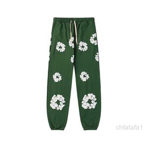 Hommes Sweat à capuche Demin Automne Designer Homme Pantalon Vêtements Sweat Costume Pantalon de survêtement Sweatsuits Vert Rouge Noir Sweats à capuche Floral 512 Pjg2