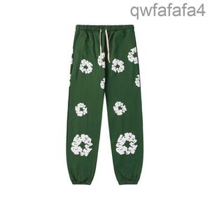 Sweat à capuche pour hommes Demin Tears Automne Designer Homme Pantalon Vêtements Sweat Suit Pantalons de survêtement Sweatsuits Vert Rouge Noir Sweats à capuche Floral 512 ON19