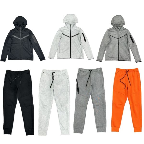 Sweat à capuche pour hommes Sweat à capuche pour hommes Sportswear Tech Telece Set Coat Pantalon Sweat à capuche Full Zipper Classic LETH LUXUR LURNE COURANCE SPORT