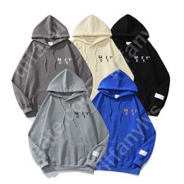 Sweats à capuche pour hommes Sweatshirts à capuche Galeries de créateurs Départements T-shirts Graffiti peint Lettres utilisées Imprimé Lâche Mode décontractée Hommes et femmes Designer Graffiti Hoody