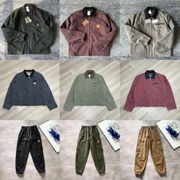 Designer Carhart Hommes Vestes Vintage Toile Lavée Jacke Pull Manteau J97 Vêtements En Laine Carharttlys Outwear Manteaux Rembourrés Pantalons Longs fmQA #