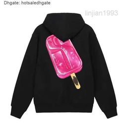 Hoodie Fashion Brand syshirt Sweatshirt Ice Cream Printing Automne Hiver High Street Unisexe Hoodies Femmes Panels Couples Vêtements Us Taille