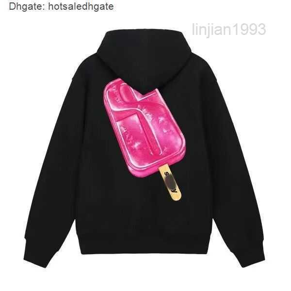 Hoodie Fashion Brand syshirt Sweatshirt Ice Cream Printing Automne Hiver High Street Unisexe Hoodies Femmes Panels Couples Vêtements Us Taille