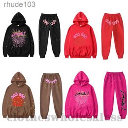 Sweat à capuche pour hommes Sp5der Survêtement Young Thug Chanteur hip-hop européen américain avec lettres à bulles Couple masculin et féminin Spider Web Sweats à capuche GHOH