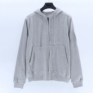 Heren Hoodie Sweatshirts pullover Italië -stijl herfst en winterpaar Casual ritsjack met badge lange mouw Aziatische maat