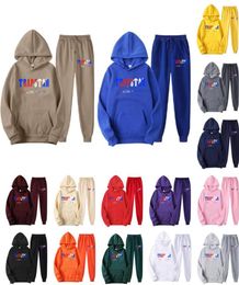 Mens hoodie treino marca impressa roupas esportivas reunindo ternos com capuz 16 cores quente duas peças conjunto solto hoodies sweat7945656