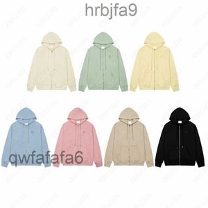 Herenhoodie Sweatshirts met rits Designer Top Frankrijk Hart geborduurd patroon Capuchon Parijs Effen Heren Dames Vesten Unisex 100 katoenen jassen SoueFPTC FPT FPTC