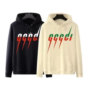 Heren Hoodies 100% katoenen mannen Fashion Sweatshirt Letter Print pullovers 2023 Autumn Winter Hoodie Street Outerwear Casual Tops