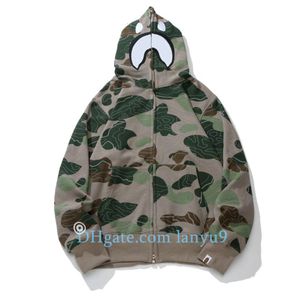 Sweats à capuche pour hommes Design camouflage rouge jaune bleu pull en polaire d'épissage grande taille pull à fermeture éclair amoureux sweat-shirts designer mode veste à capuche streetwear b55