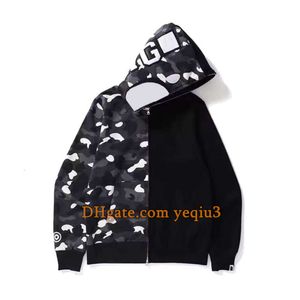 Heren hoodies Camouflage hoodie zip jas designer hoodie trui hoodies dames sportkleding sweatshirt streetwear Aziatische maat Unisex trui Ontwerp met volledige ritssluiting 41