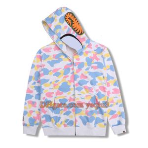 Heren hoodies Camouflage hoodie zip jas designer hoodie trui hoodies dames sportkleding sweatshirt streetwear Aziatische maat Unisex trui Ontwerp met volledige ritssluiting 20