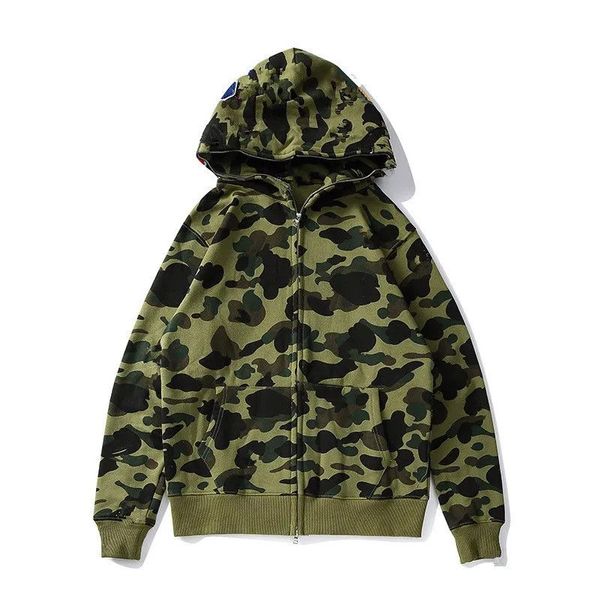 2023 nouveaux pulls à capuche pour hommes Designer Hoodie Full Zip Up Hoodies pour femme Black Camouflage mens Sweat à capuche Manteau Pull à manches longues lâche Sweat à capuche surdimensionné