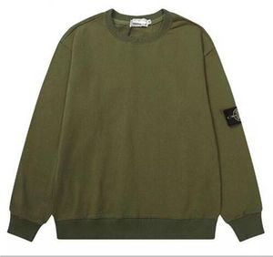 Heren hoodies ontwerper Heren lange dunne lente en herfst stoneisland seizoen met een shirt verscheidenheid aan kleuren puur katoen hoodie letters sweatshirt fleece maat S-XL één