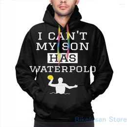 Heren Hoodies Heren Sweatshirt Voor Vrouwen Grappig Ik Kan Mijn Zoon Heeft Waterpolo Moeder Vader Print Casual Hoodie Streatwear
