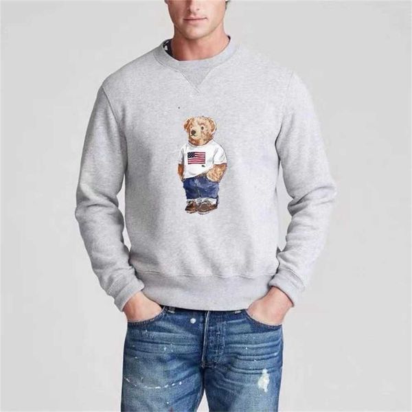 Hoodies pour hommes Polo Sweat à capuche Polp RL Designer Men Knits Sweater S Polos Bear Pullover Crewneck Tricoted Long Manched Casual 198 658